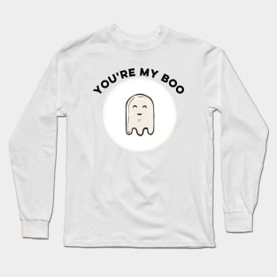Cute ghost you're my boo Long Sleeve T-Shirt